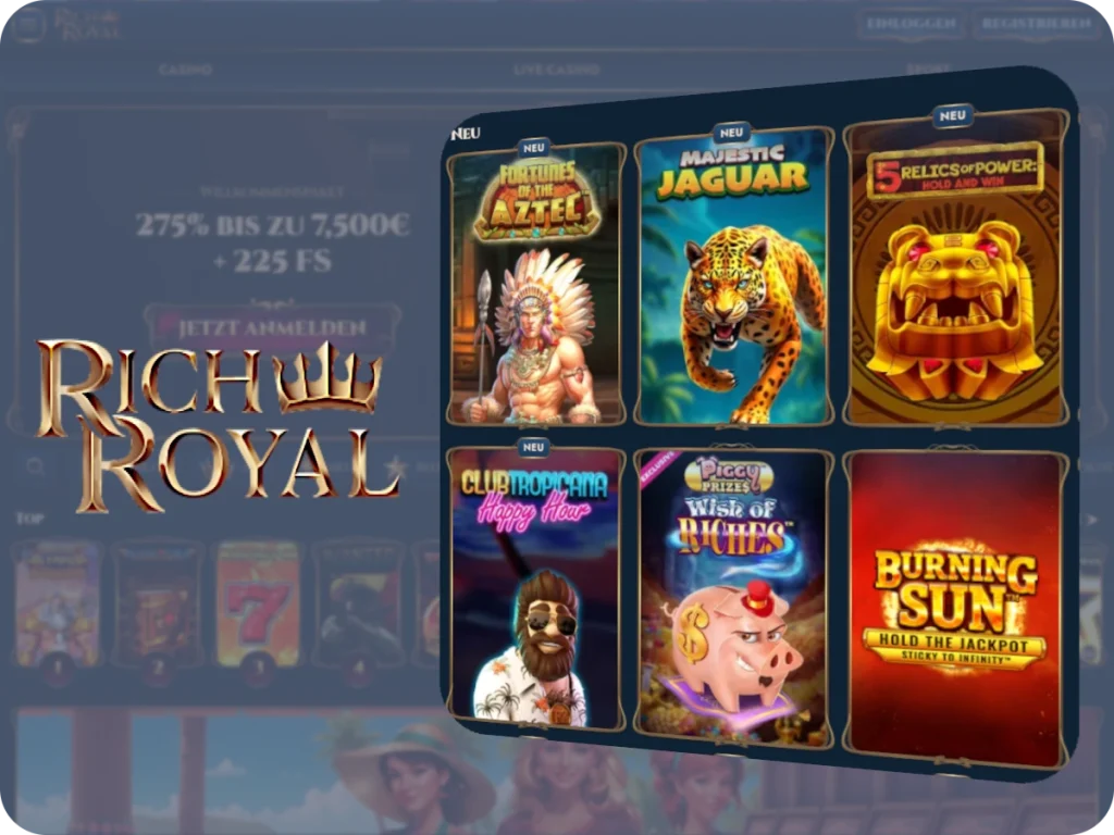 Rich Royal Slots Liste